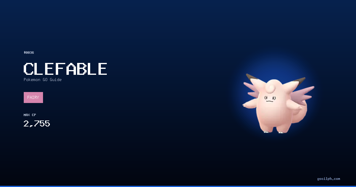 Clefable Pokemon GO — Best Moveset, PvP, Counters & Stats