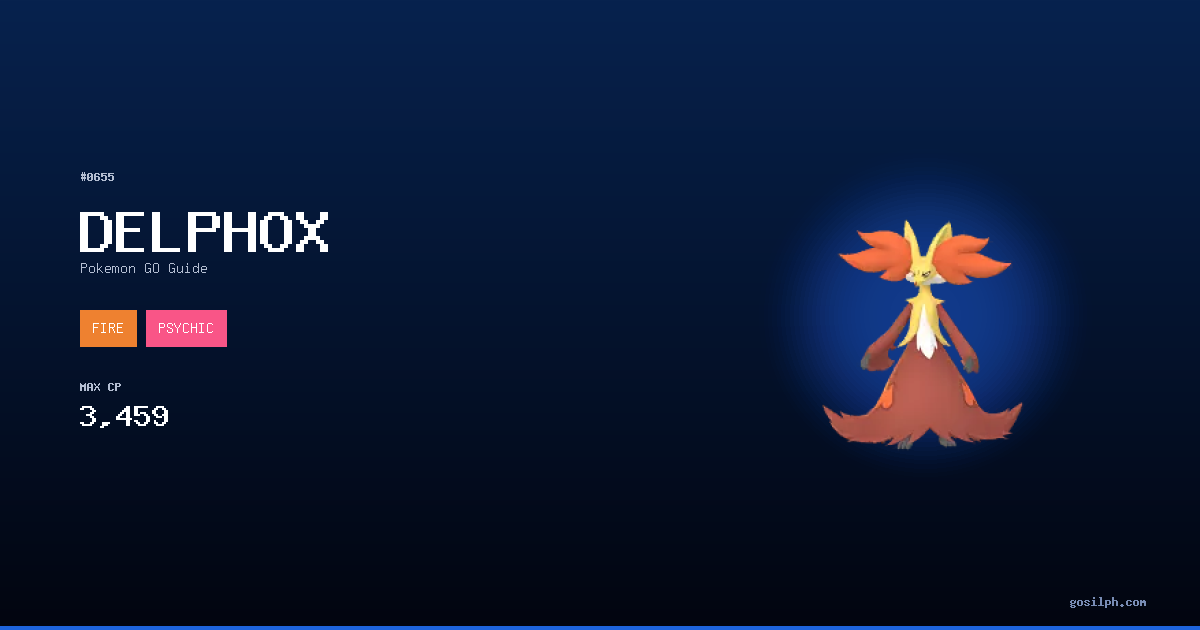 Delphox Pokemon GO — Best Moveset, PvP, Counters & Stats