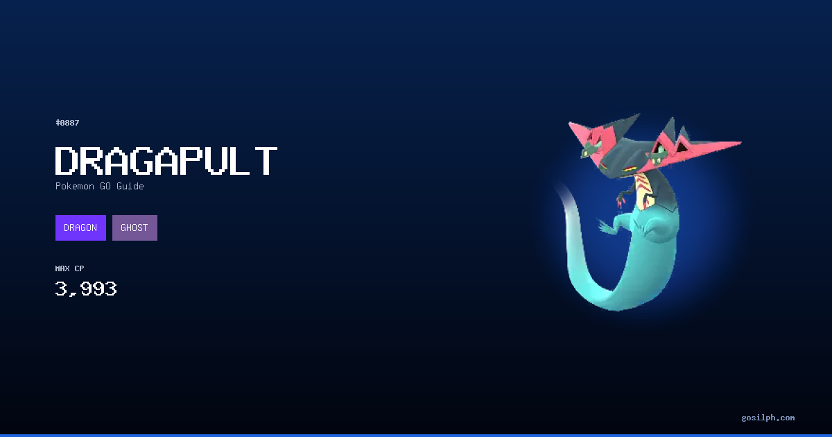 Dragapult Pokemon GO — Best Moveset, PvP, Counters & Stats