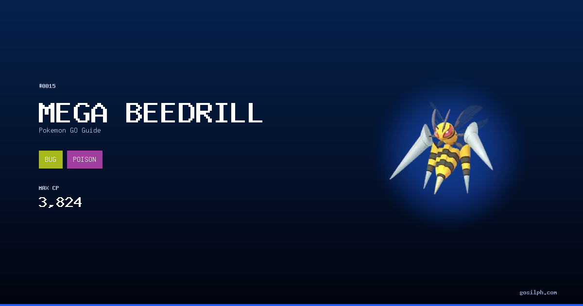 Mega Beedrill Pokemon GO — Best Moveset, PvP, Counters & Stats