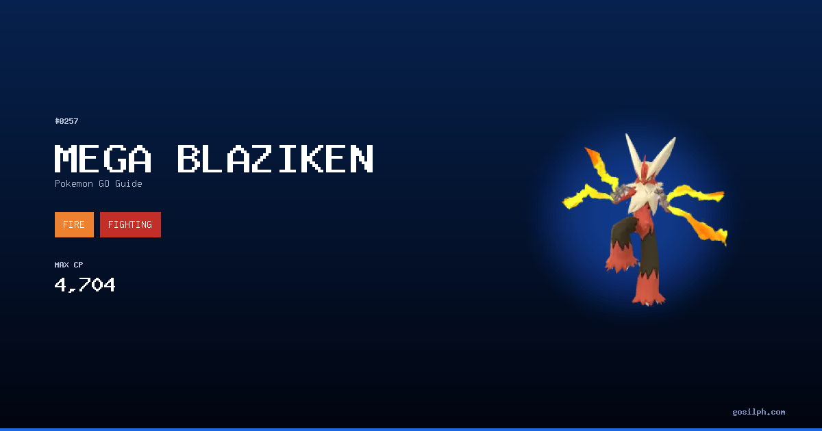 Mega Blaziken Pokemon GO Best Moveset PvP Counters Stats mega-blaziken-pokemon-go-best-moveset-pvp-counters-stats