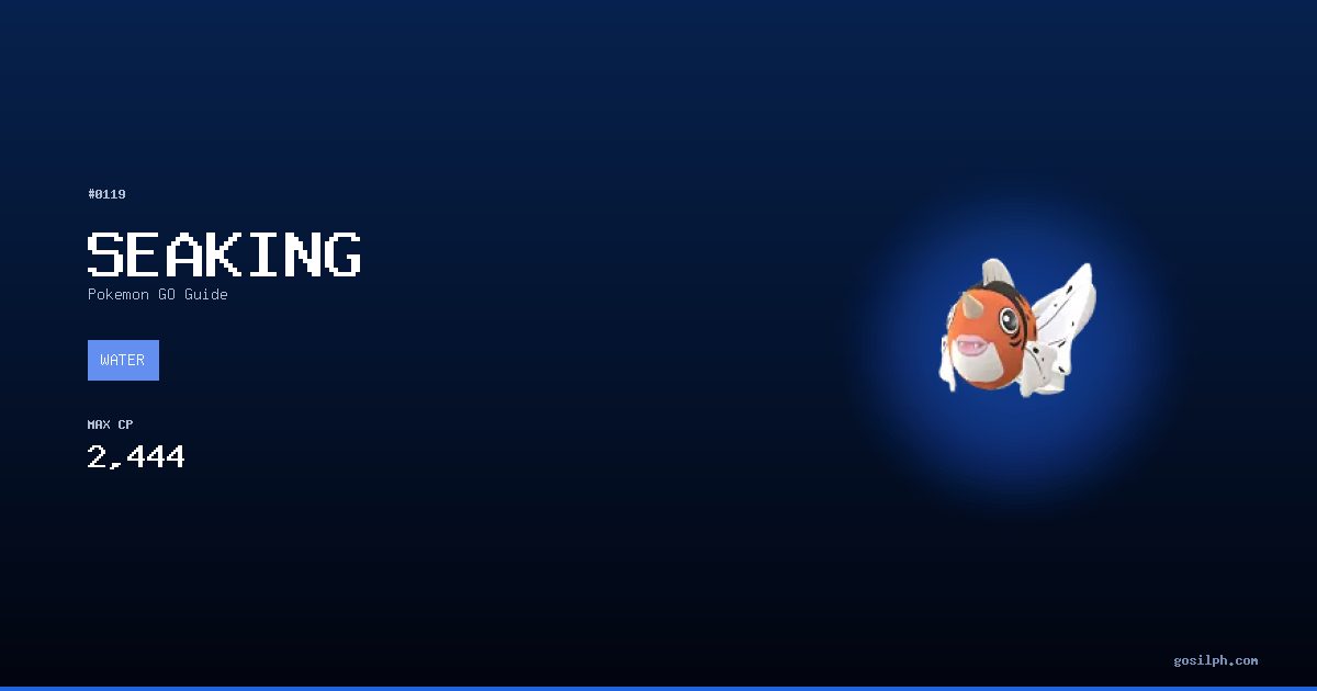 Seaking Pokemon GO Best Moveset PvP Counters Stats Seaking Pokemon GO Best Moveset PvP Counters Stats